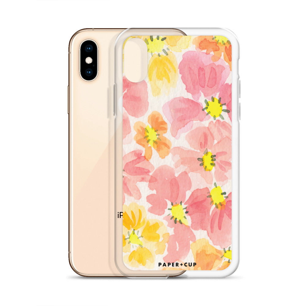 Pinky Floral iPhone Case