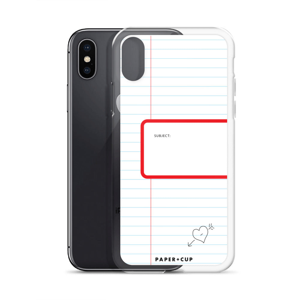 Old School Lined iPhone Case