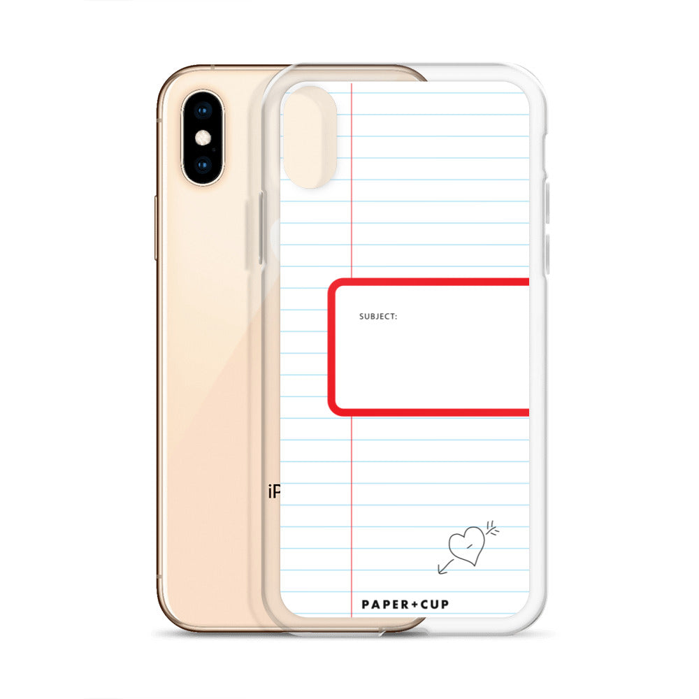 Old School Lined iPhone Case