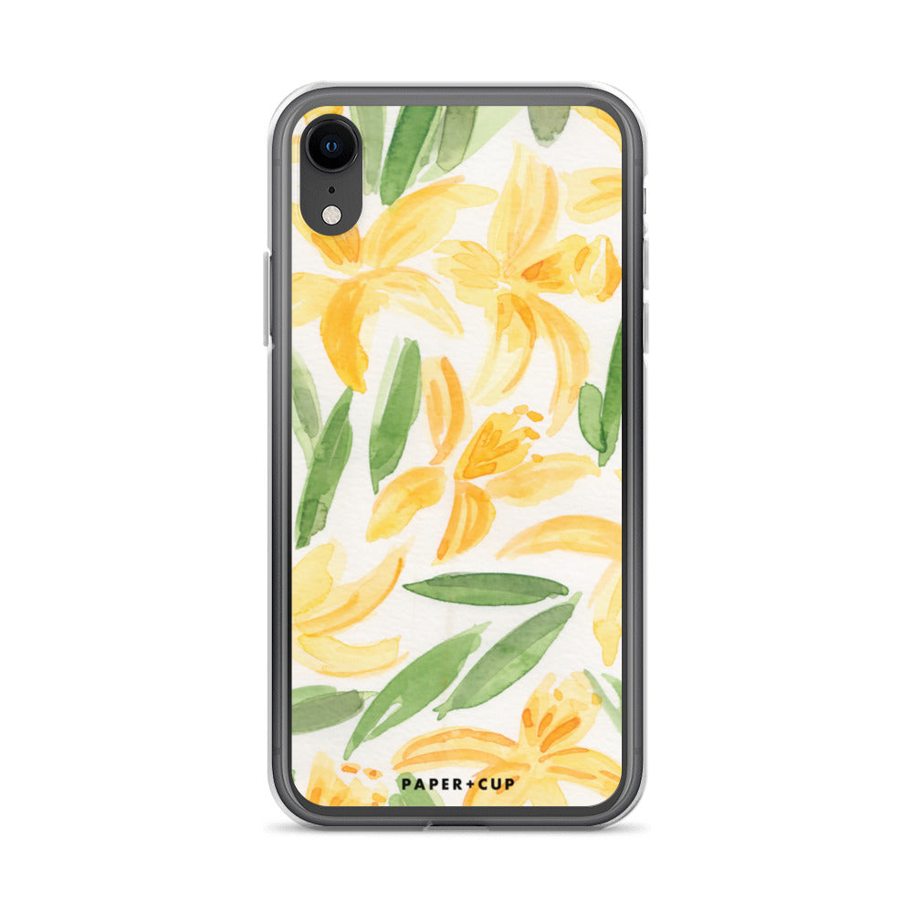 Daffodil Floral iPhone Case