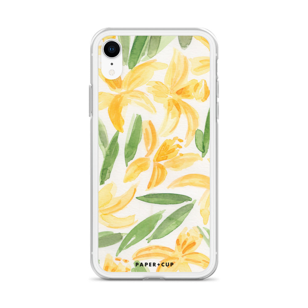 Daffodil Floral iPhone Case