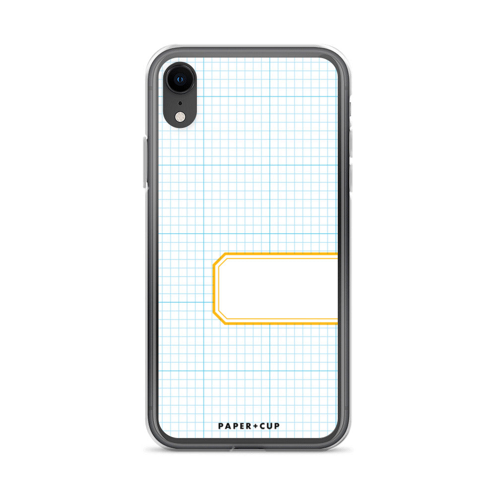 Yellow Label iPhone Case