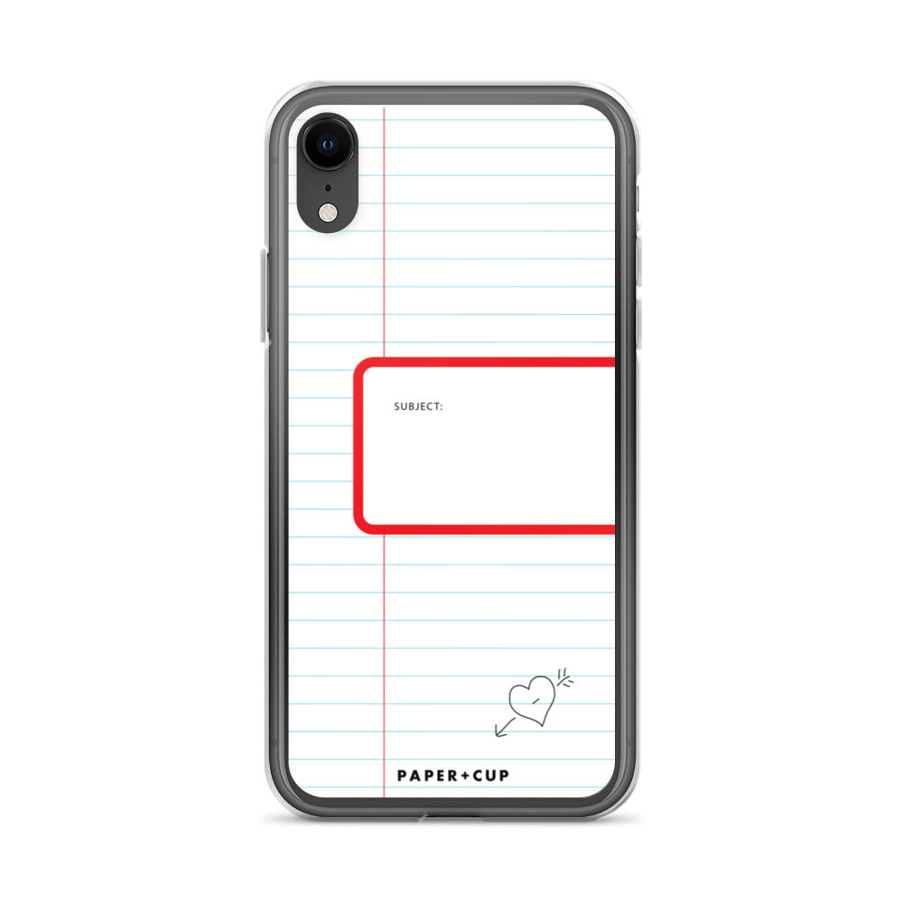 Old School Lined iPhone Case