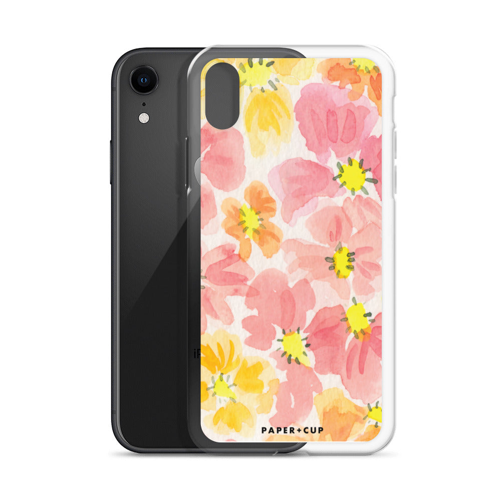 Pinky Floral iPhone Case