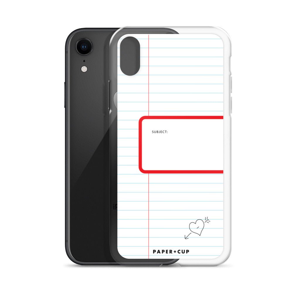 Old School Lined iPhone Case