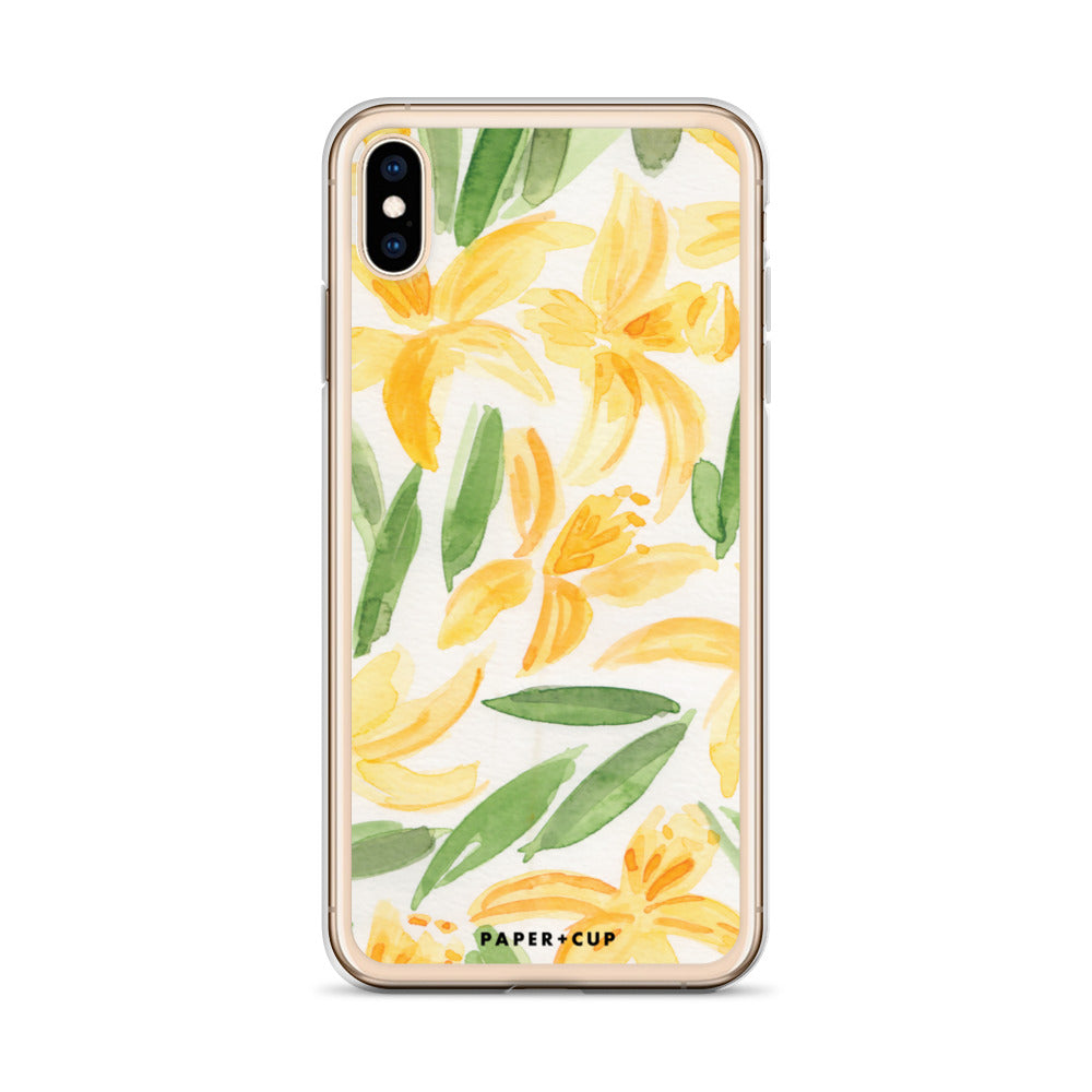 Daffodil Floral iPhone Case