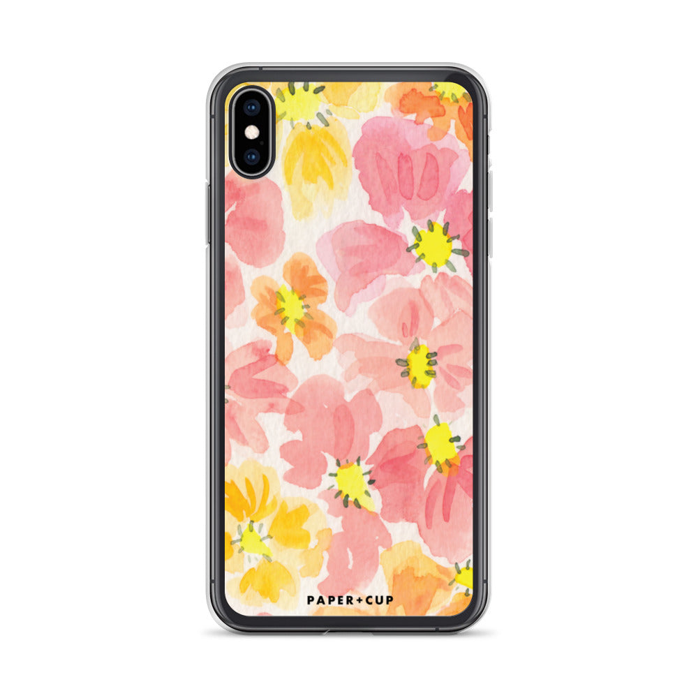 Pinky Floral iPhone Case