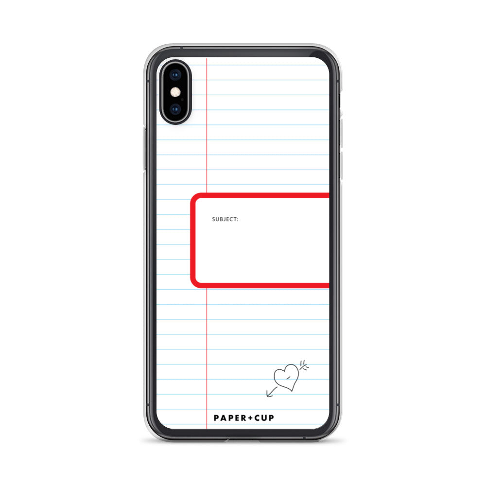 Old School Lined iPhone Case