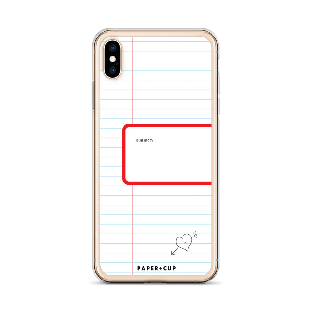 Old School Lined iPhone Case