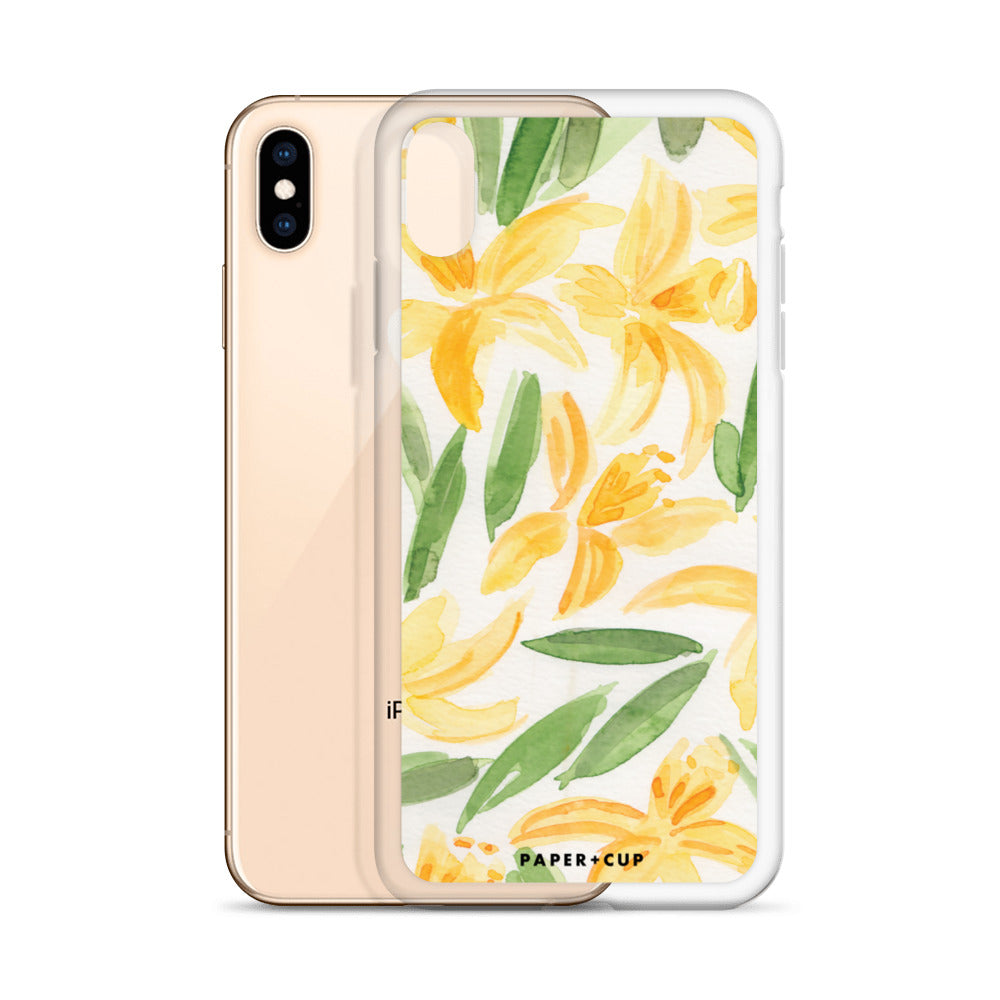 Daffodil Floral iPhone Case