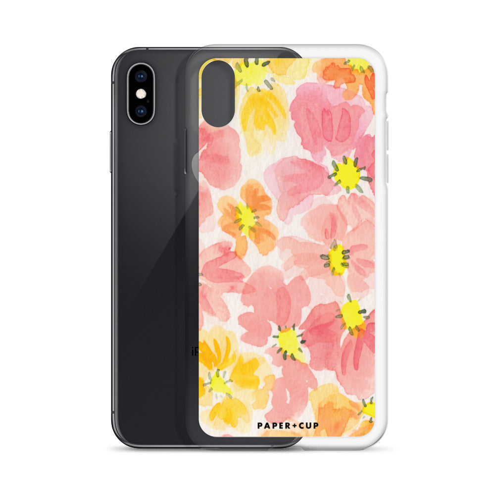 Pinky Floral iPhone Case
