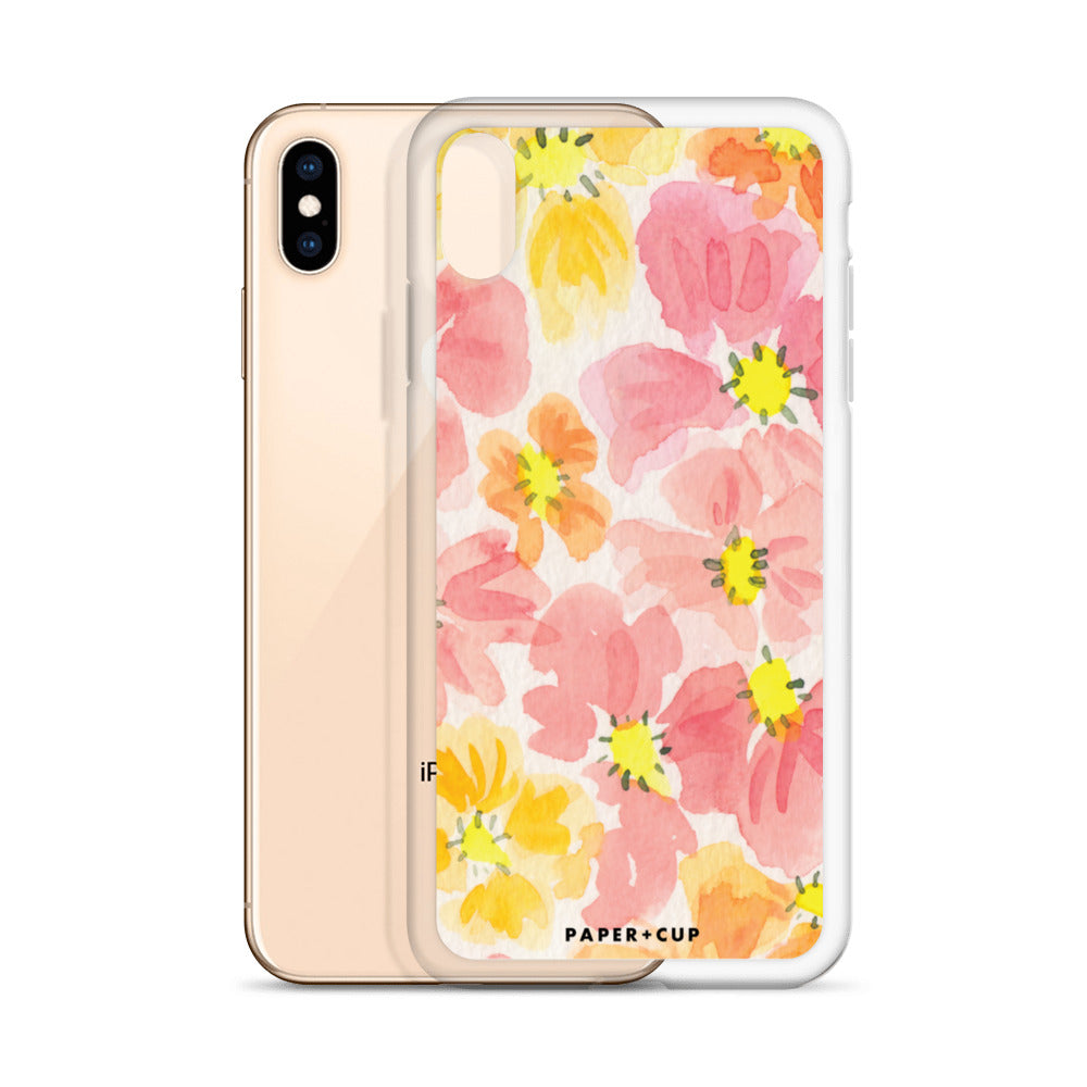 Pinky Floral iPhone Case