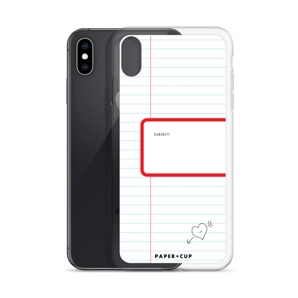 Old School Lined iPhone Case