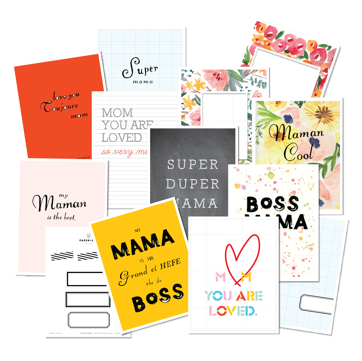 Florals for Mom Printables