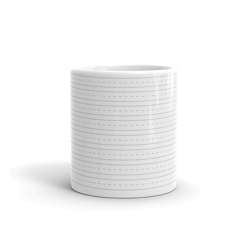 Dashed Mug - single line