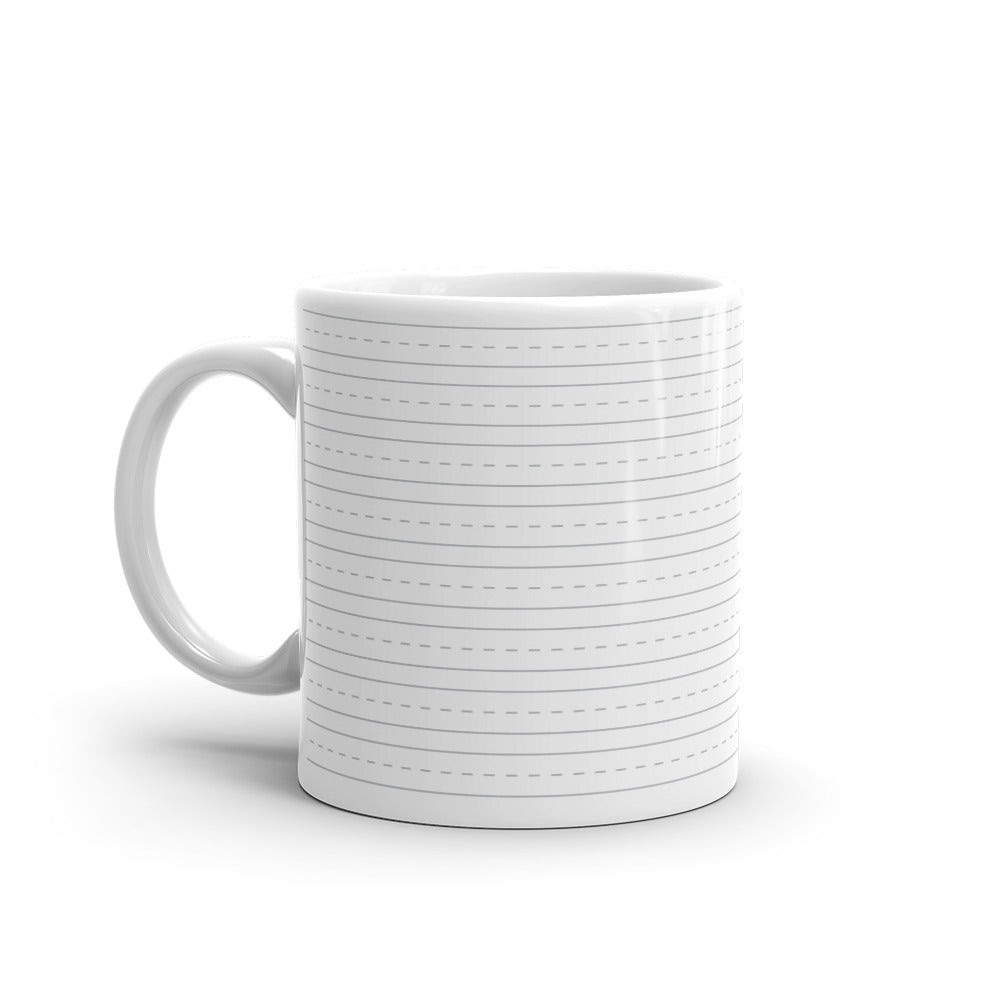 Dashed Mug - single line