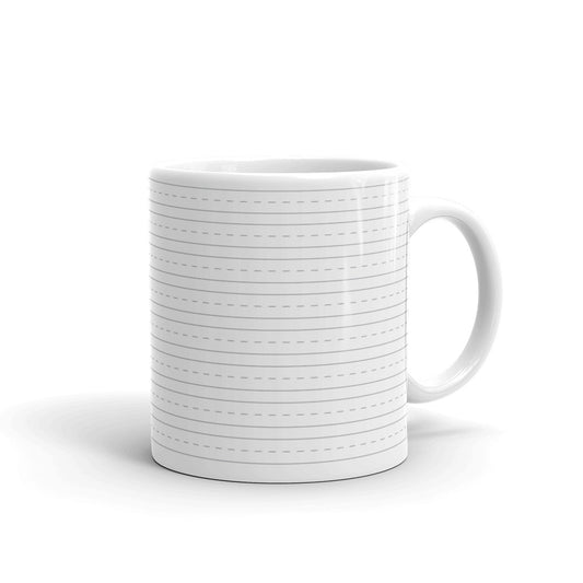Dashed Mug - single line