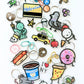 New York Series Charm Key Ring