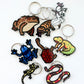 Reptile Charm Key Ring