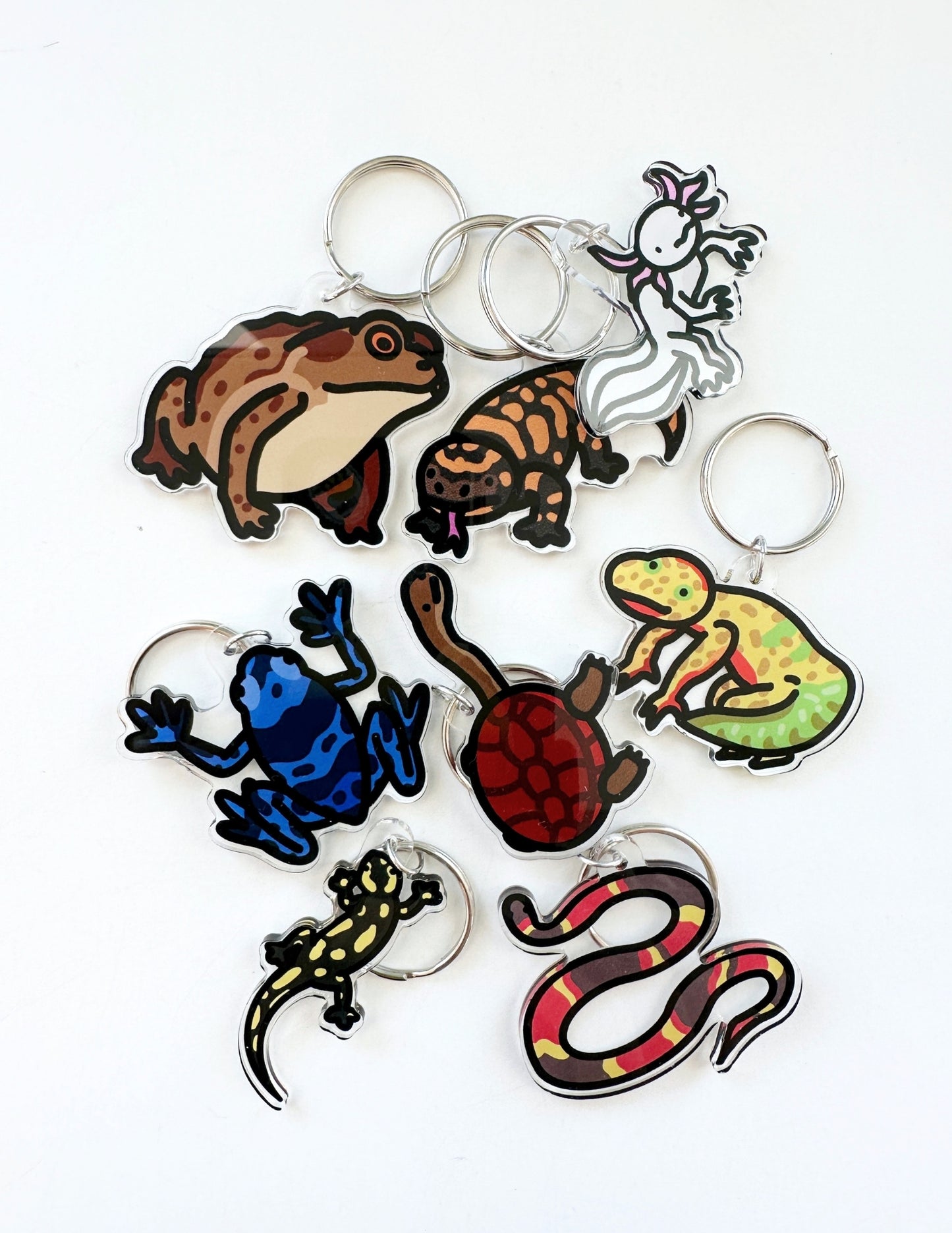 Reptile Charm Key Ring