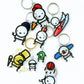 Tru Boys Charm Key Ring - all designs