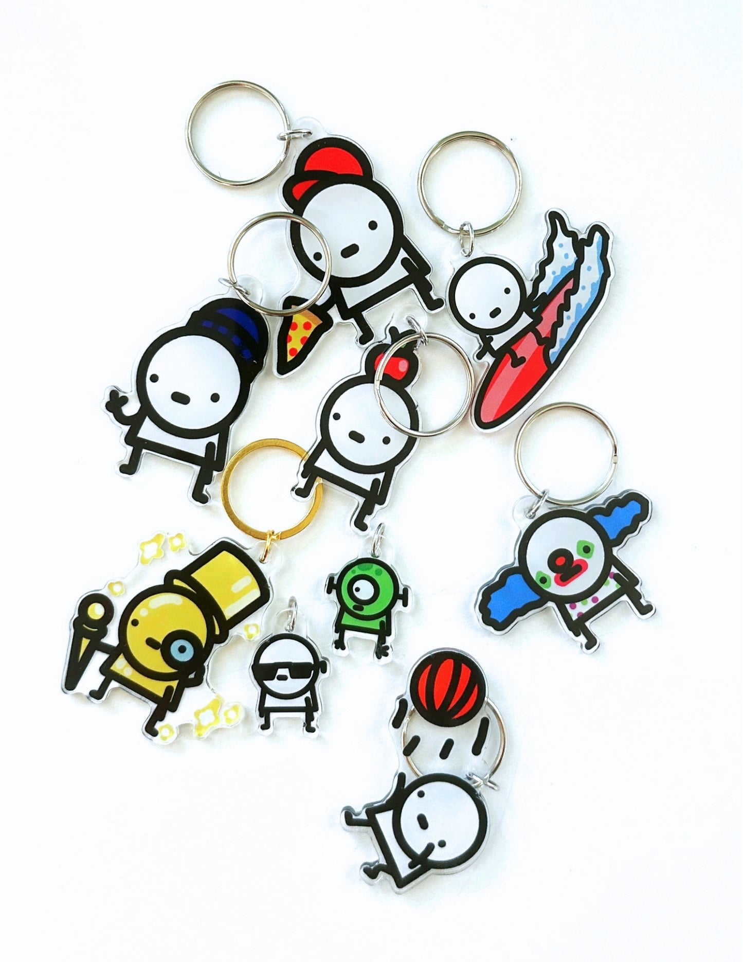 Tru Boys Charm Key Ring - all designs