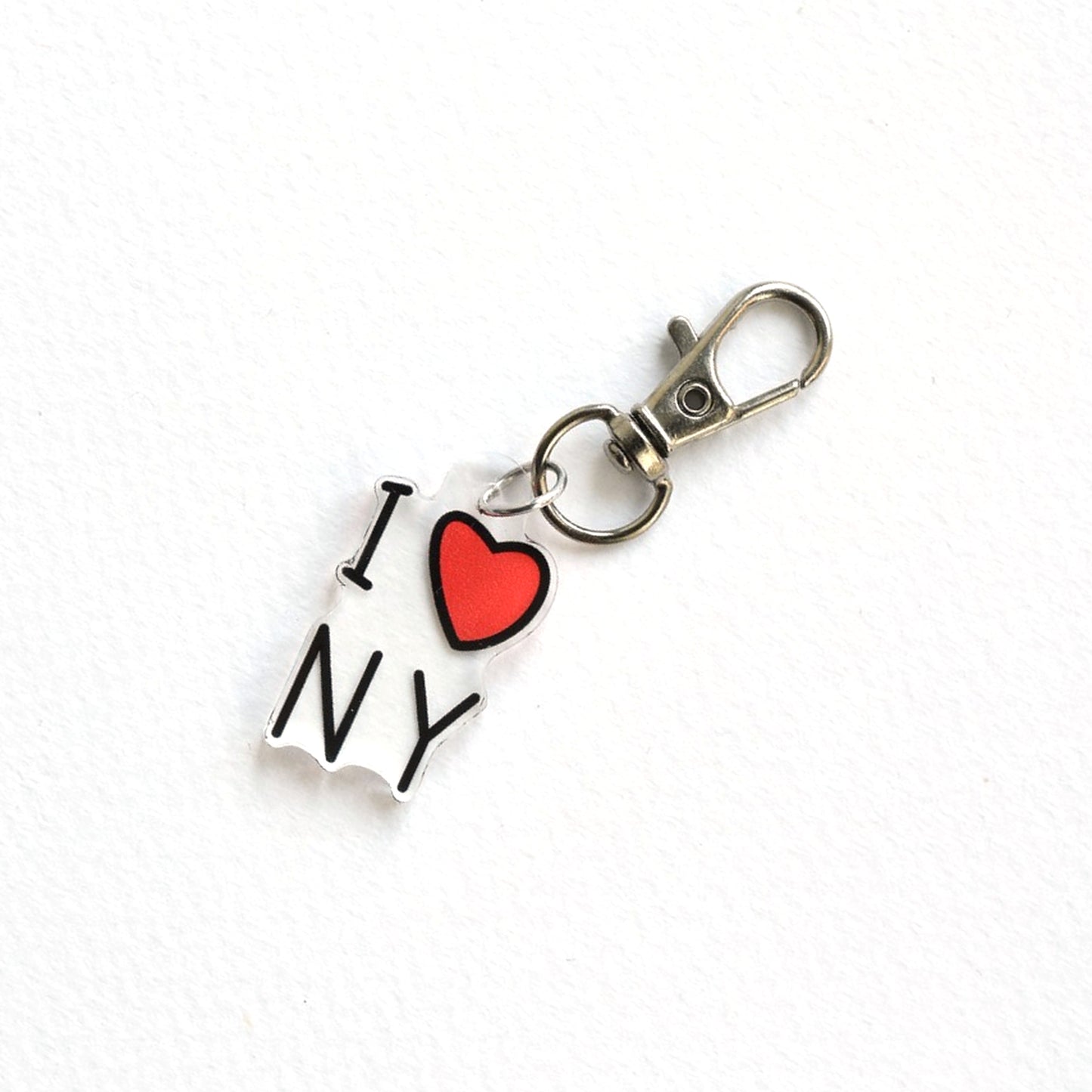 I Love NY Charm Key Ring