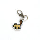 Squirrel Charm Key Ring