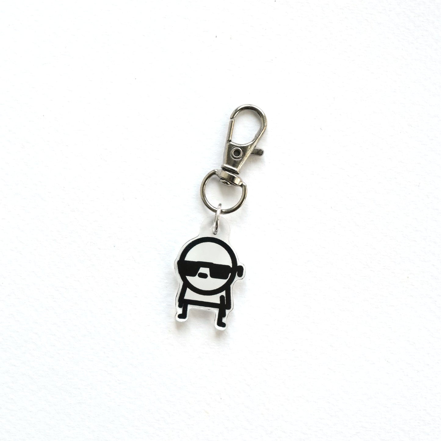 Sunglasses Dude Charm Key Ring