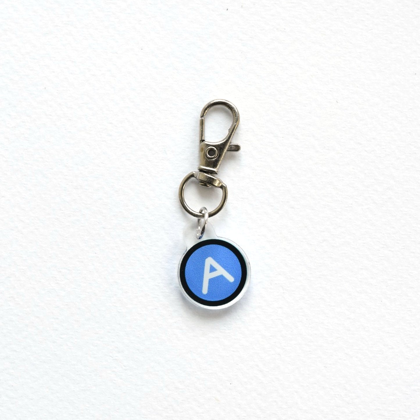 Subway A Train Charm Key Ring