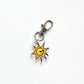 Sun Face Charm Key Ring