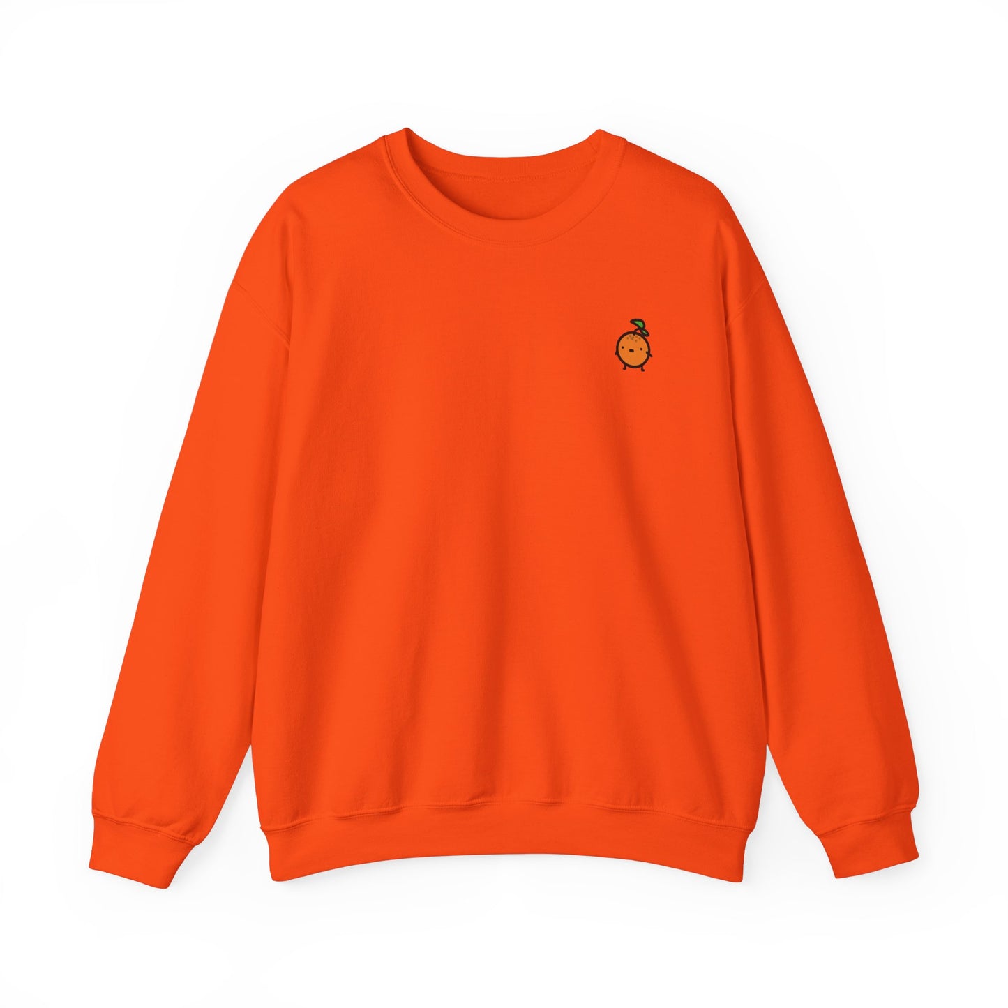 Orange - Adult Crewneck Sweatshirt