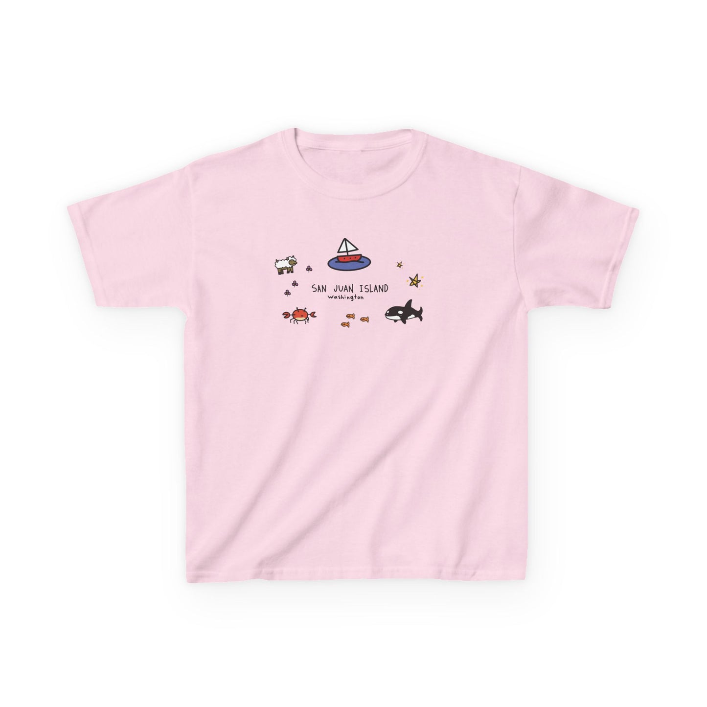 San Juan Island Collage - Kids Heavy Cotton™ Tee