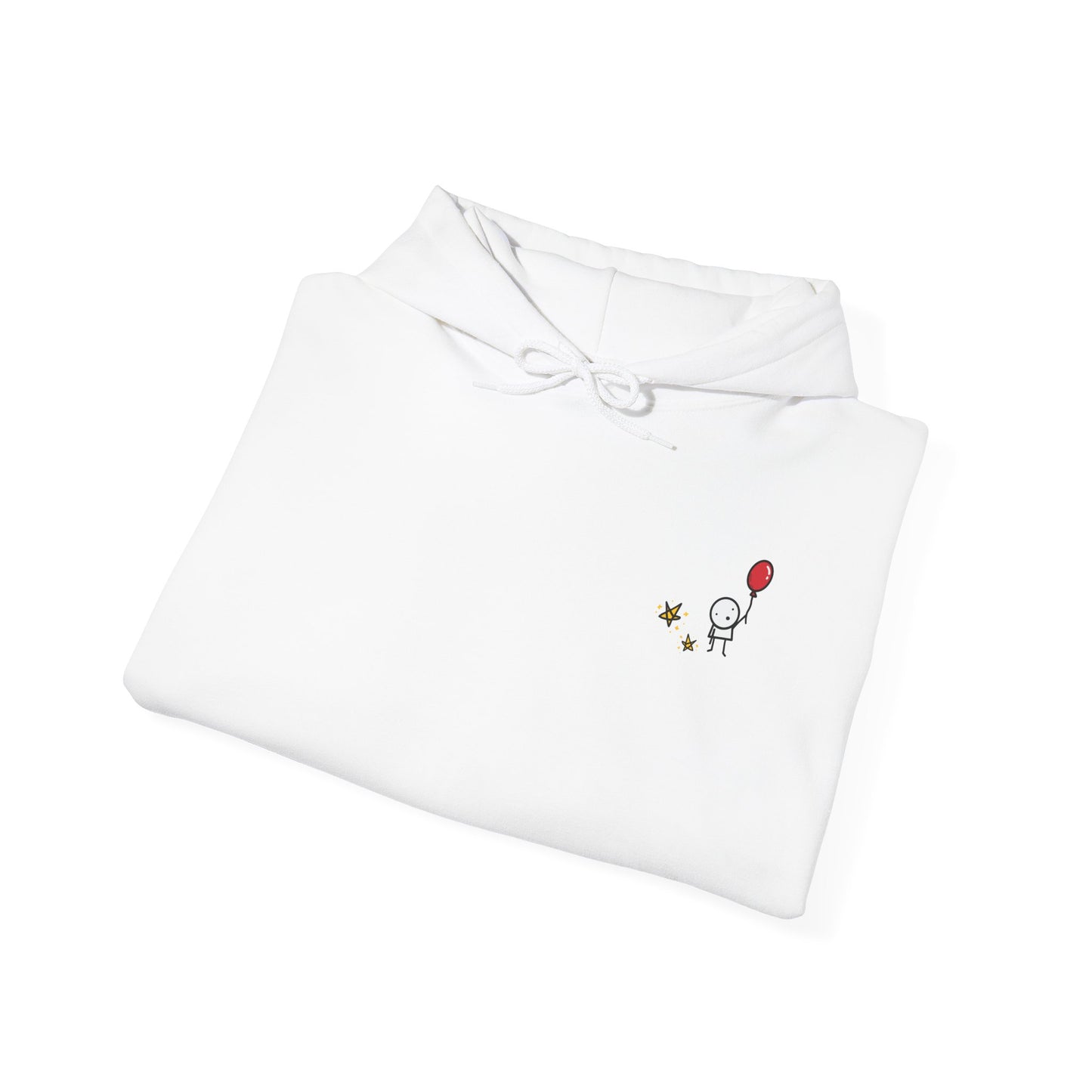 Boy with Balloon and Stars - Hoodie