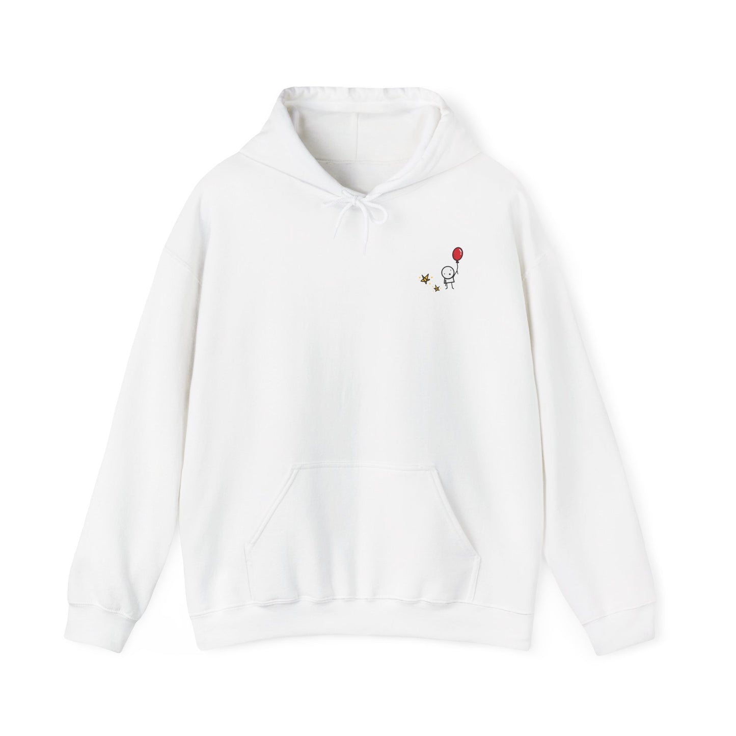 Boy with Balloon and Stars - Hoodie