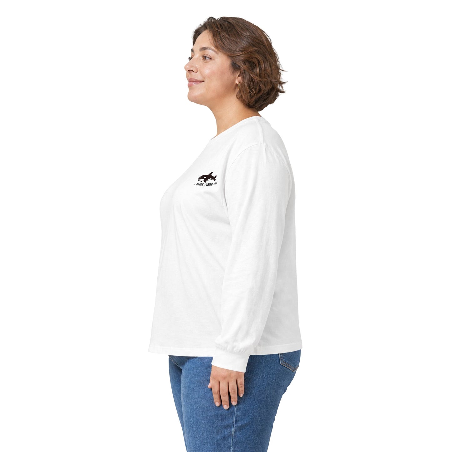 Friday Harbor Small Orca - Ultra Cotton Long Sleeve Tee