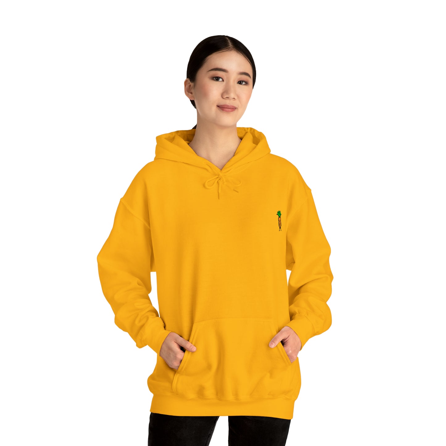 Small Carrot - Adult Unisex Heavy Blend™ Hooded Sweatshirt