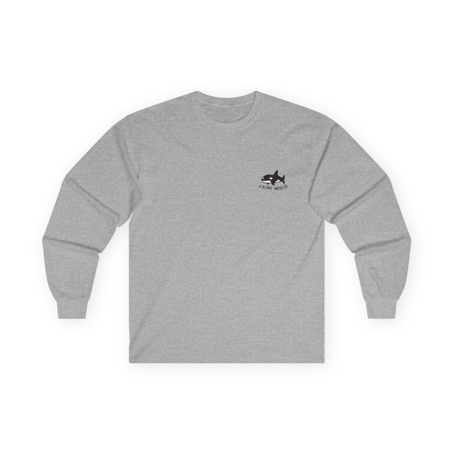 Friday Harbor Small Orca - Ultra Cotton Long Sleeve Tee