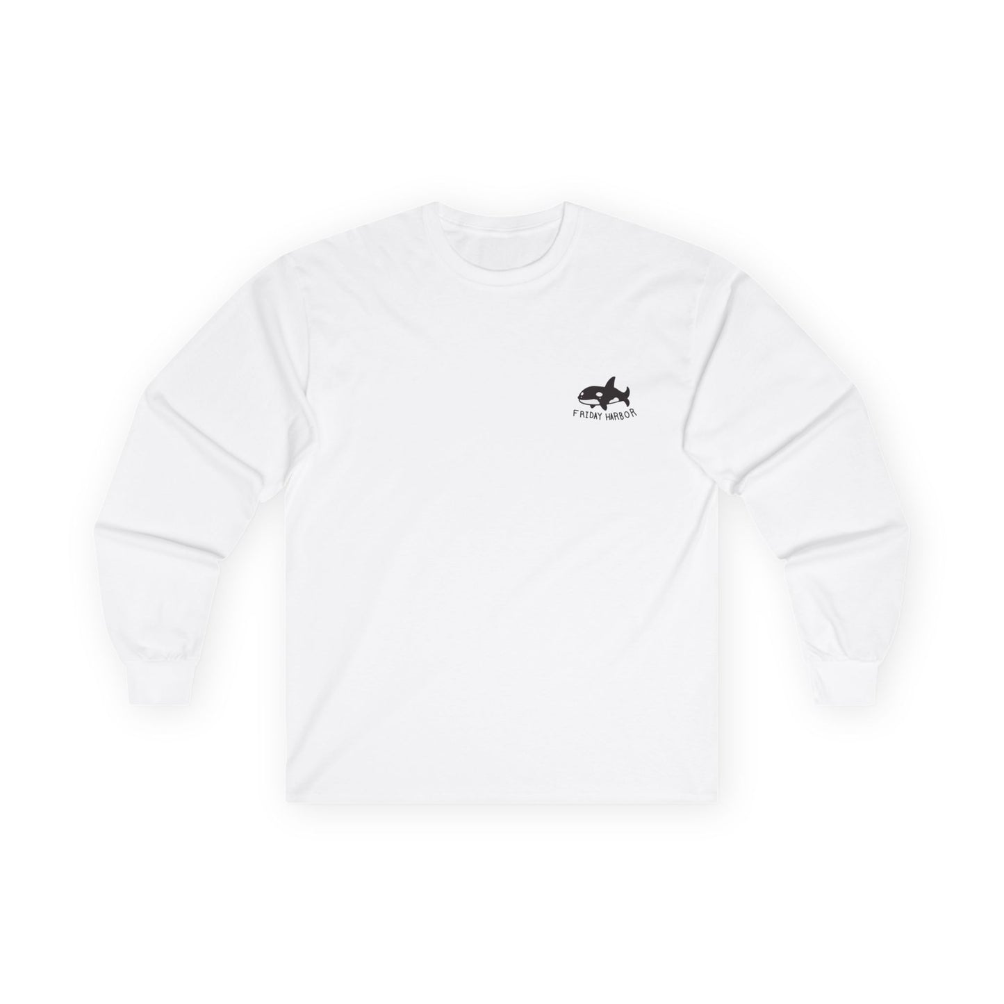 Friday Harbor Small Orca - Ultra Cotton Long Sleeve Tee