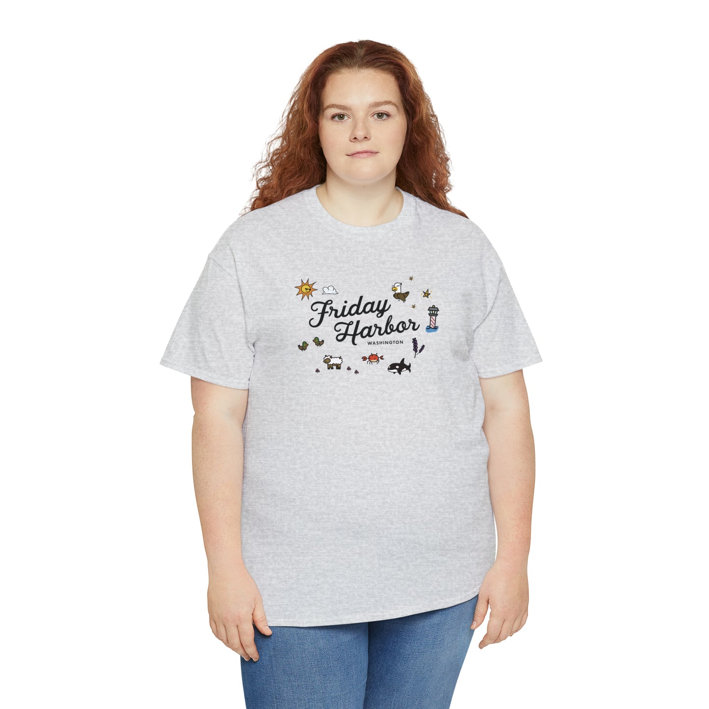 Friday Harbor Collage - Adult T-shirt