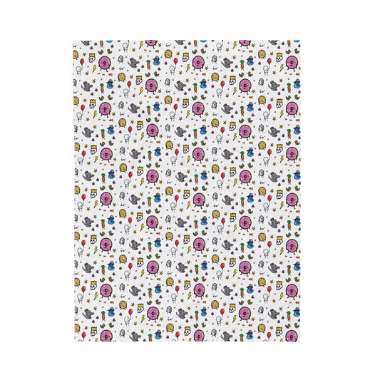 TLC Collage Velveteen Plush Blanket