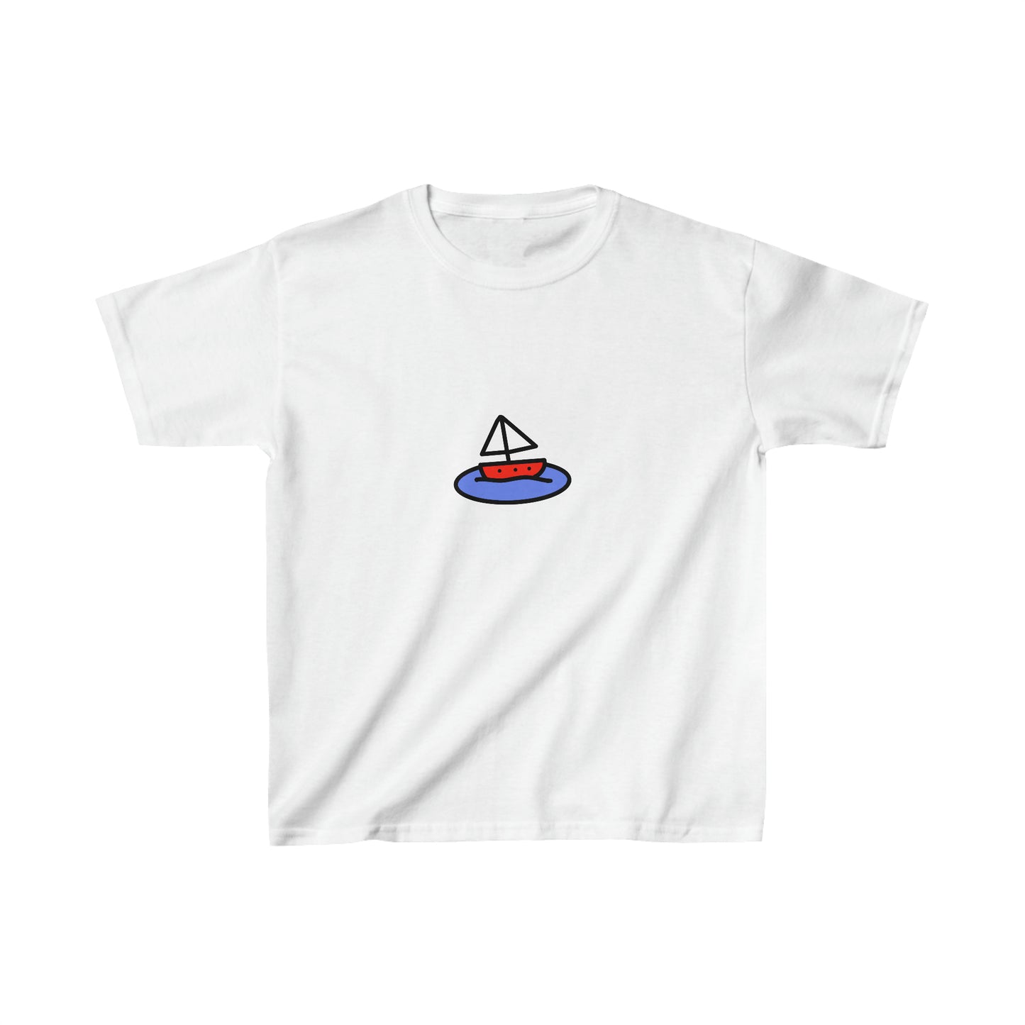 Sailboat - Kids Heavy Cotton™ Tee