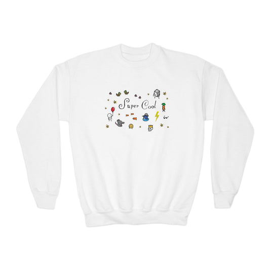 Super Cool Youth Crewneck Sweatshirt