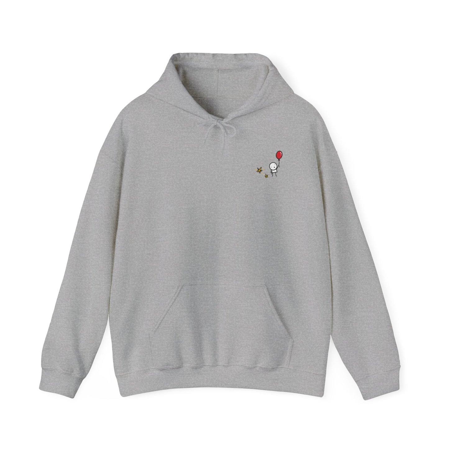 Boy with Balloon and Stars - Hoodie