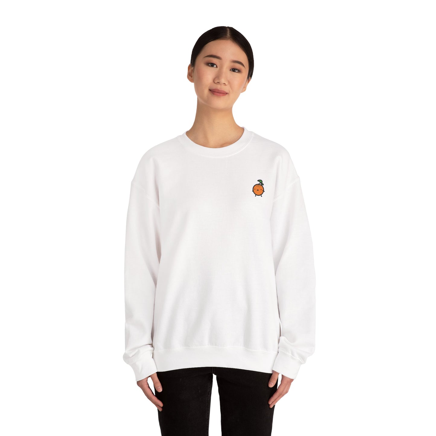 Orange - Adult Crewneck Sweatshirt
