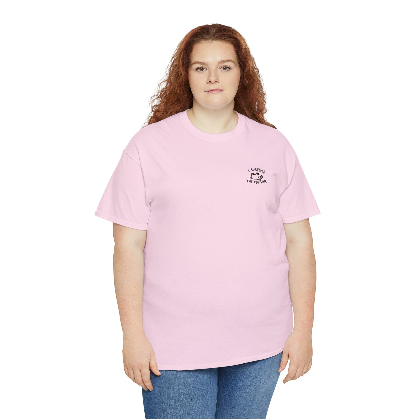 Small Pig War - Adult Heavy Cotton™ Tee