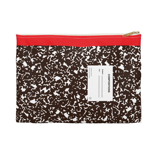 Brown Composition Pouch