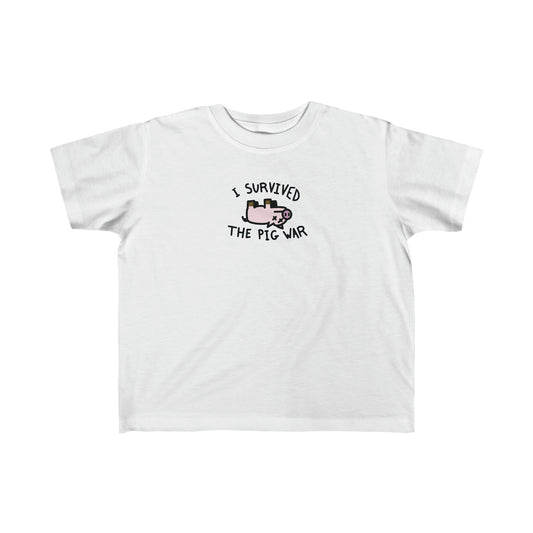 Pig War - Toddler's Fine Jersey Tee