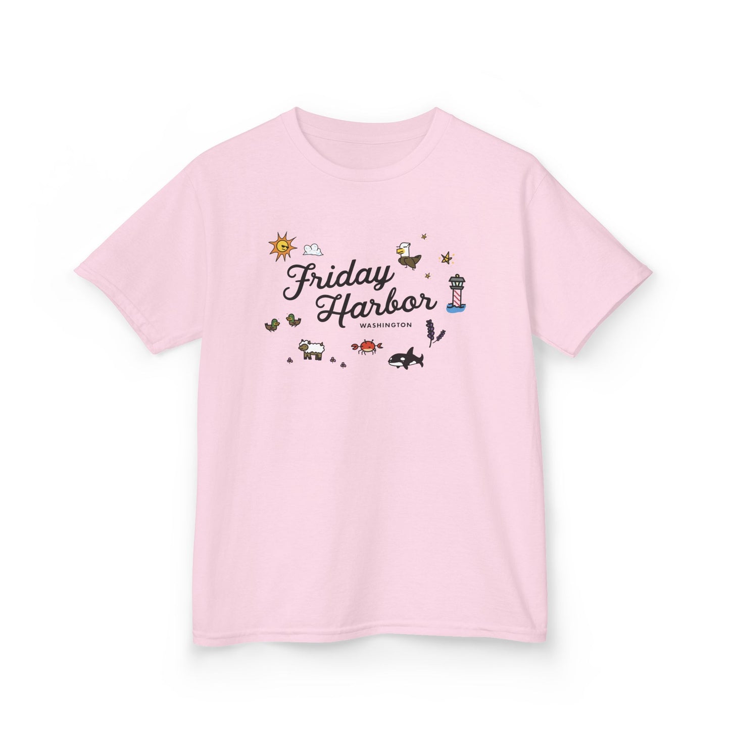 Friday Harbor Collage - Kids Heavy Cotton™ Tee