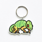 Chameleon charm key ring